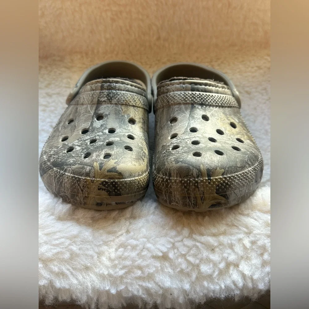 REALTREE Camo CROCS Size Mens 7 Womens 9 Unisex Adults Lined - Picture 3 of 9